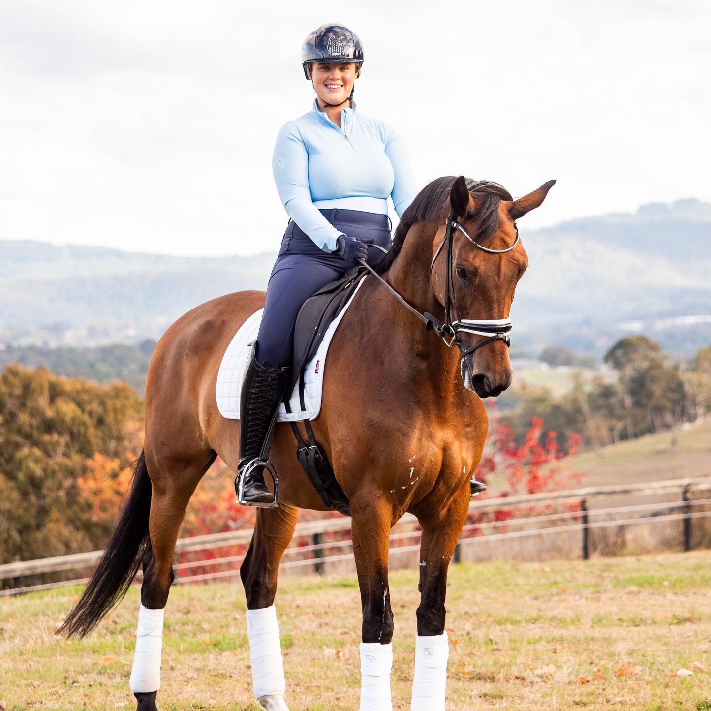 Long Sleeve Base Layer Sky Blue
