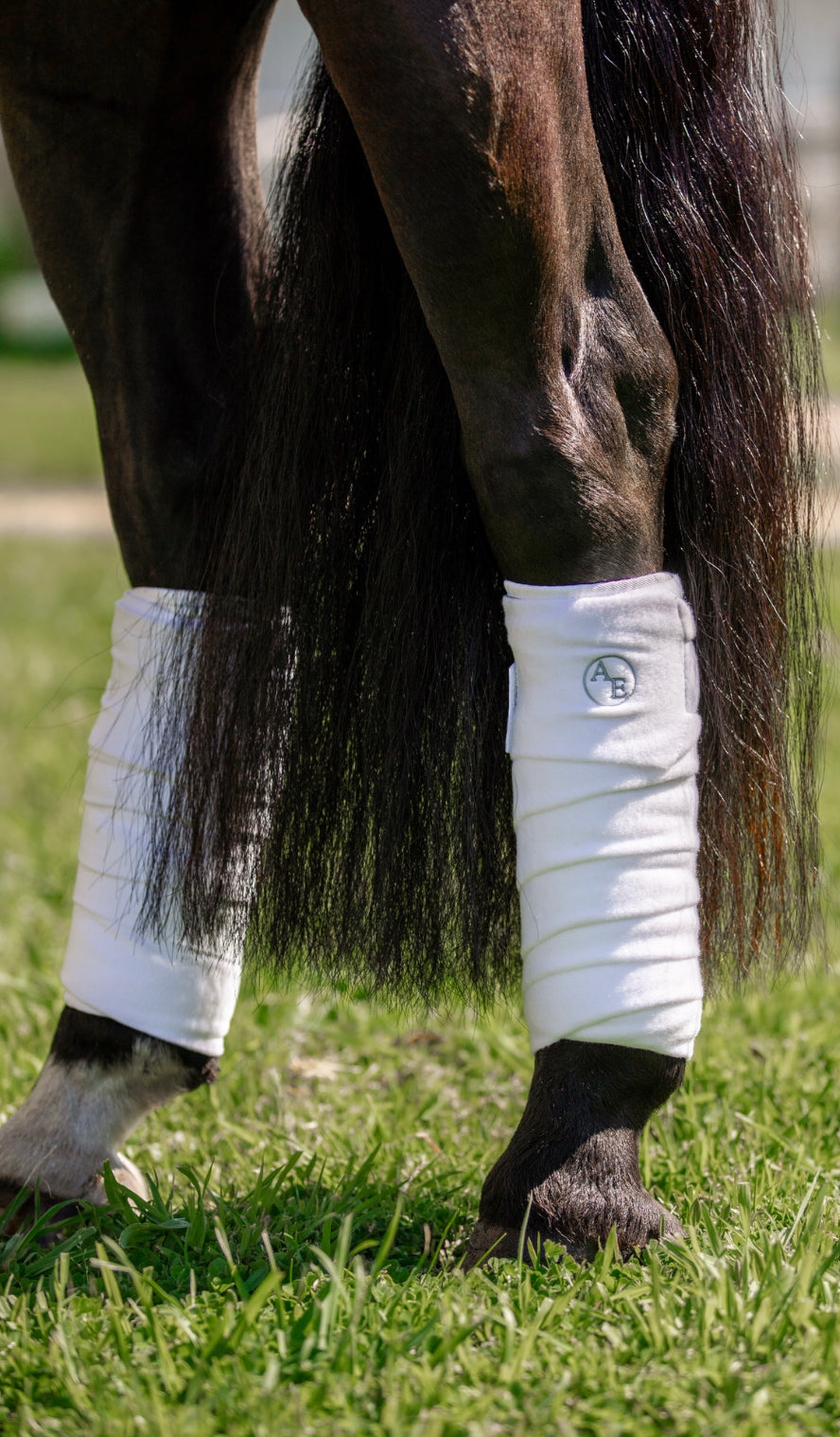 Fleece Polo Wraps White