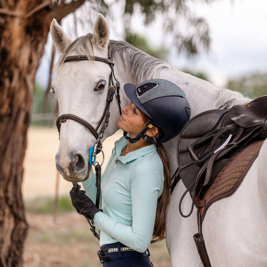 Long Sleeve Pastel Mint Base Layer