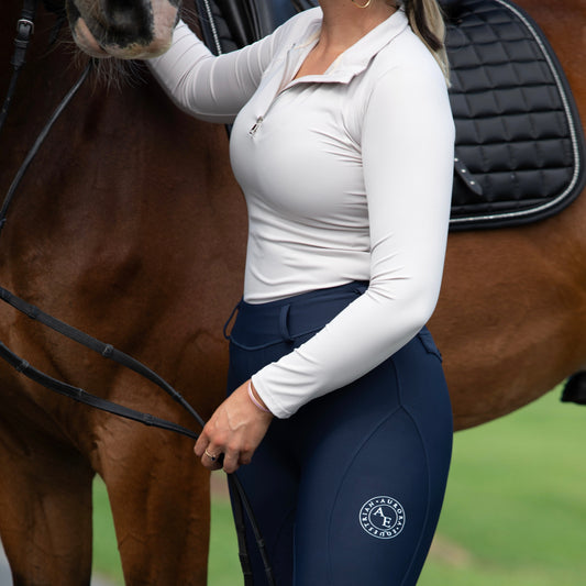Long Sleeve Base Layer Beige