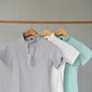 Aurora Equestrian Sky Blue Short Sleeve Base Layer – Size Extra Large